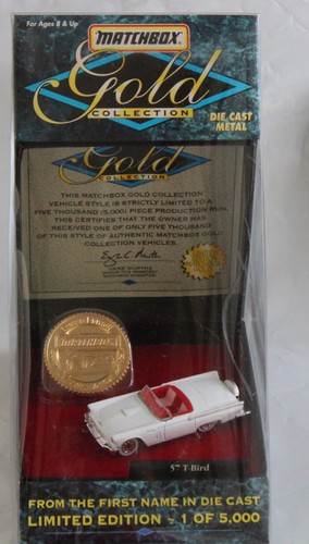 Matchbox gold collection - gold,