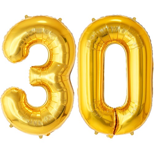 Ballons anniversaire ans - ballons, or