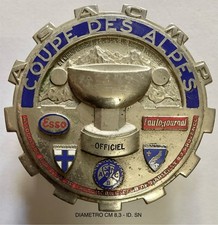 COUPE DES ALPES A.C. BRESCIA ESO CANNES RADIATOR PLATE CAR RACE