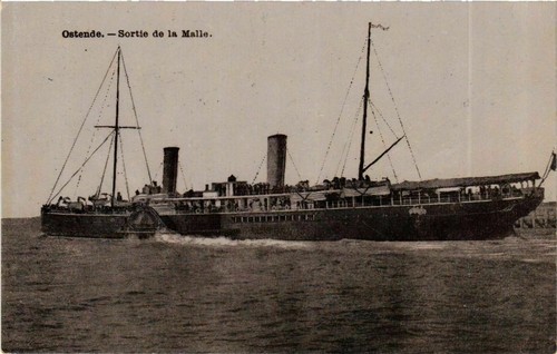 Cpa sortie malle - ak,