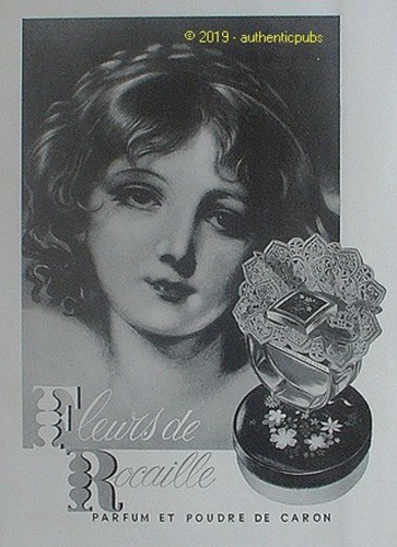 Publicite caron parfum fleurs - parfum,