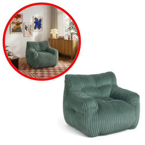 Pouf luffy place vert - luffy,