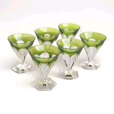 6 VERRES EN CRISTAL TAILLÉ