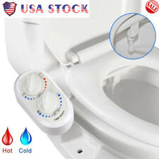 Bidet Fresh Water Spray Kit Non Electric Toilet Seat Attachment Hot Cold Wash