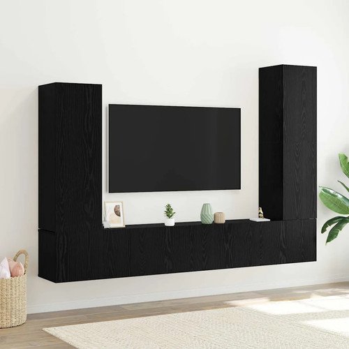 Ensemble meuble pc chêne - tv, 4