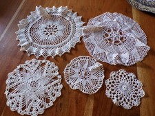 Linge ancien 5 Napperons en