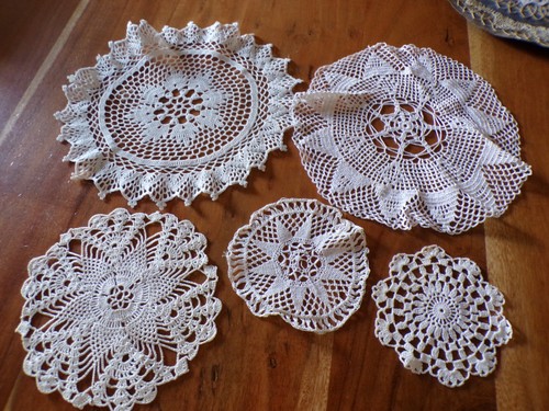 Linge ancien napperons - ancien,