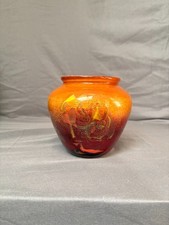 Vase Pot Pate Verre Soufflé