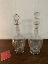 2 Baccarat Crystal Recamier Model Decanters (Price Per Piece)