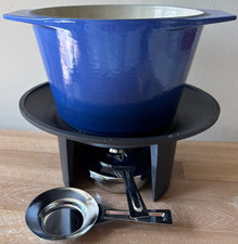 Le Creuset Complete Fondue Set Never Used