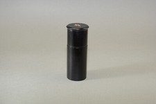 Antique Ebony lidded pot with Fleur De Lys