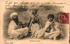 ALGERIA - Arab Musicians - Scenes and Types - VG - #111