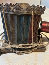 Ancienne lanterne magique de type Lapierre vers 1850 / A restaurer