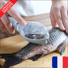 Ecailleur Brosse à écailles de Poisson Grattoir de Peau de Poisson Cuisine Neuf