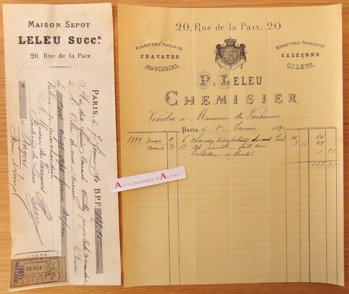 Leleu chemisier rue de - chemisier, 20