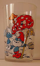 1976 SMURFF Peyo Mustard Glass. Smurfs. Smurf. VM104