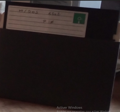 Disque démarrage msdos - de,