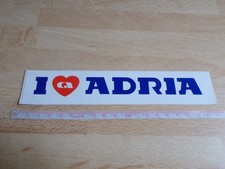 Sticker caravan, motorhome - I LOVE ADRIA