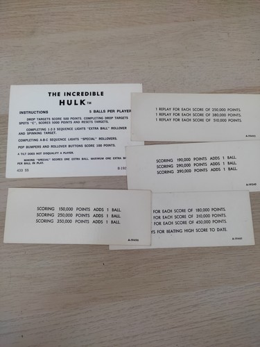 Lot cartes instructions - lot,