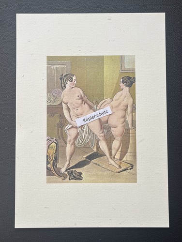 1910 erotic gyclée print - erotic,