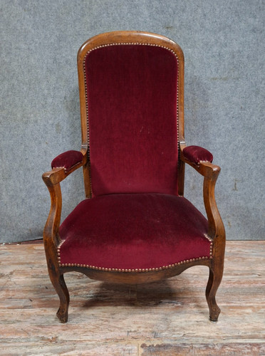 Fauteuil voltaire bois - fauteuil, en