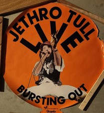 1978 ORIGINAL VINTAGE JETHRO TULL POSTER 24 inch round-- EXTREMELY RARE!