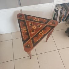 Guéridon table marqueterie