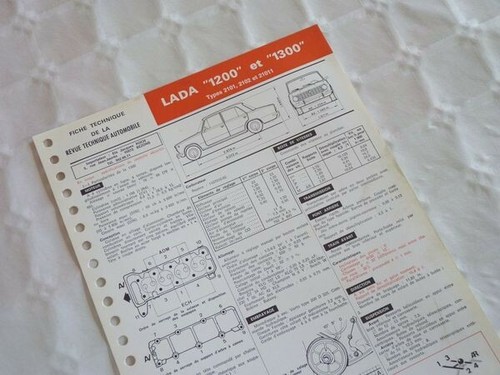Fiche technique lada - lada, et