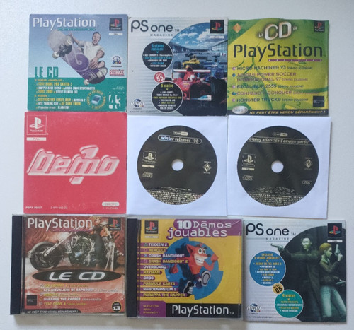 Lot démo playstation 1 - démo,