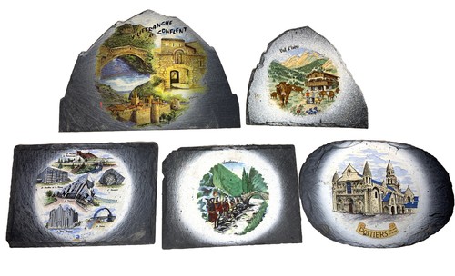 Lot ardoises décoratives - lot,