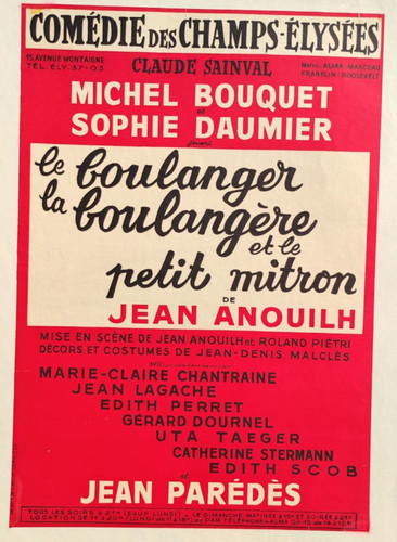 Affiche originale boulanger - affiche,