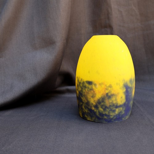 Verre lampe tulipe pâte - verre, de