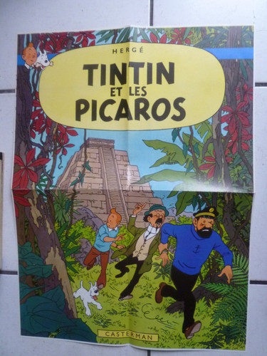 Affiche promo tintin et - ,