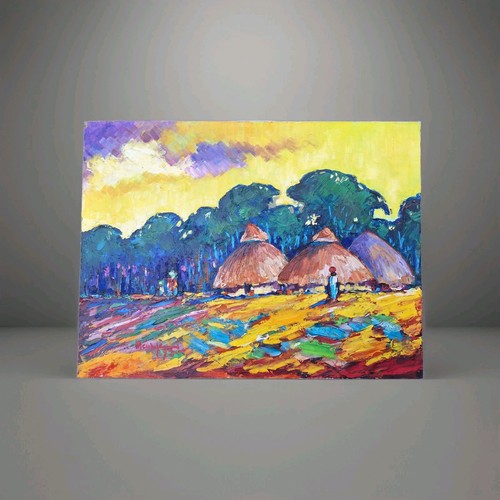 Peinture ancienne huile - huile, sur
