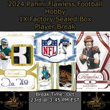Garrett Wilson 2024 Panini Flawless Football Hobby - 1X Box Player BREAK #2
