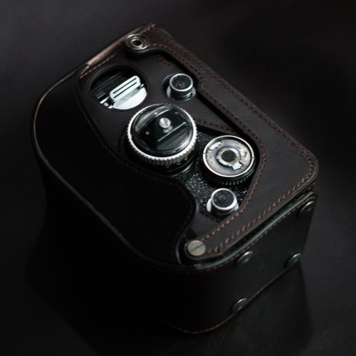 Real leather camera bag - camera, for