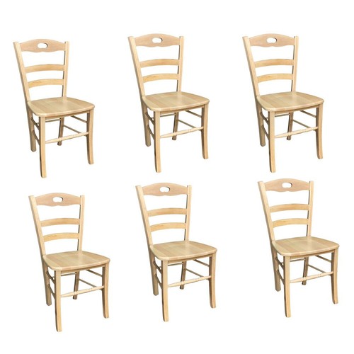 Chaise loris bois naturel - bois,