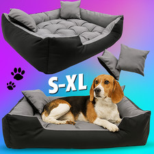 Lit pour chien coussin pour chien gris lit pour chat S-XL lit pour animal can...