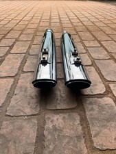 2017-2024 Harley Davidson Touring Vance & Hines Exhaust Mufflers Slash Cut 