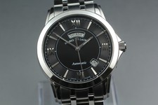 [Near MINT] Maurice Lacroix Pontos Day/Date PT6058 Automatic 40mm Black Dial Men