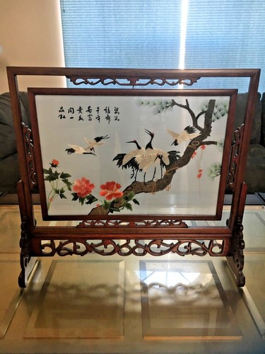 Vintage chinese screen - vintage,