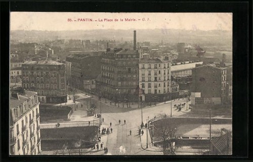 Cpa pantin place de la - de,