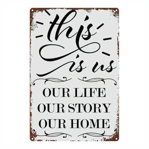 Vintage tin sign - wall, decor