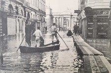 CPA Paris Inondations Janvier