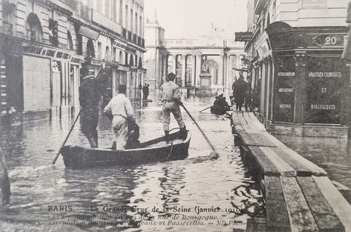 Cpa paris inondations - cpa, janvier