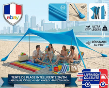 Tente de Plage Anti-UV UPF50+