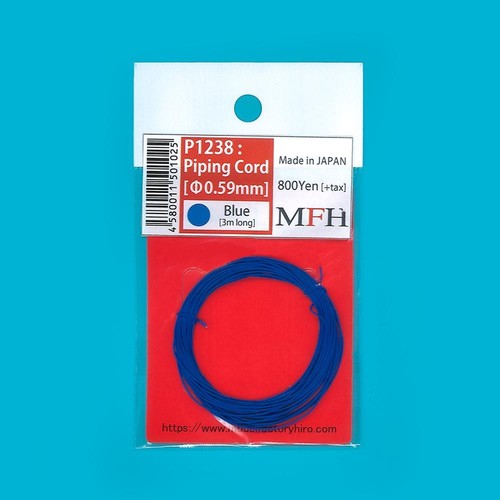 Fil bleu model - -,