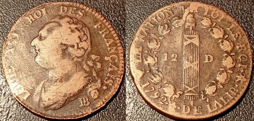 Louis xvi deniers au - louis,