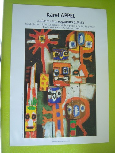 Affiche expo karel appel - affiche,