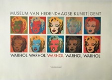 Andy Warhol Gent Museum Marylin Monroe Art Exhibition Poster